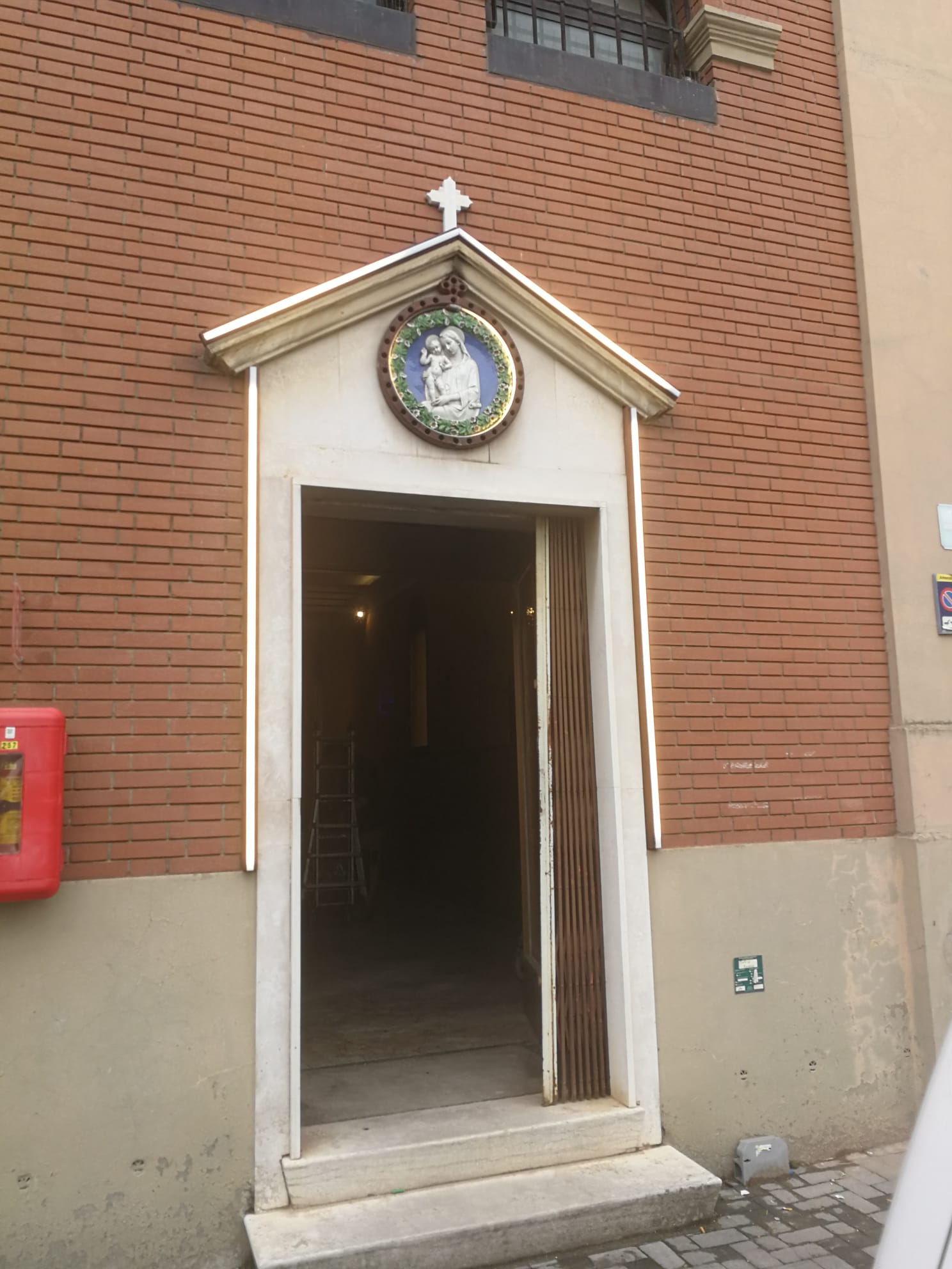 Restauro cappella stazione di Bologna